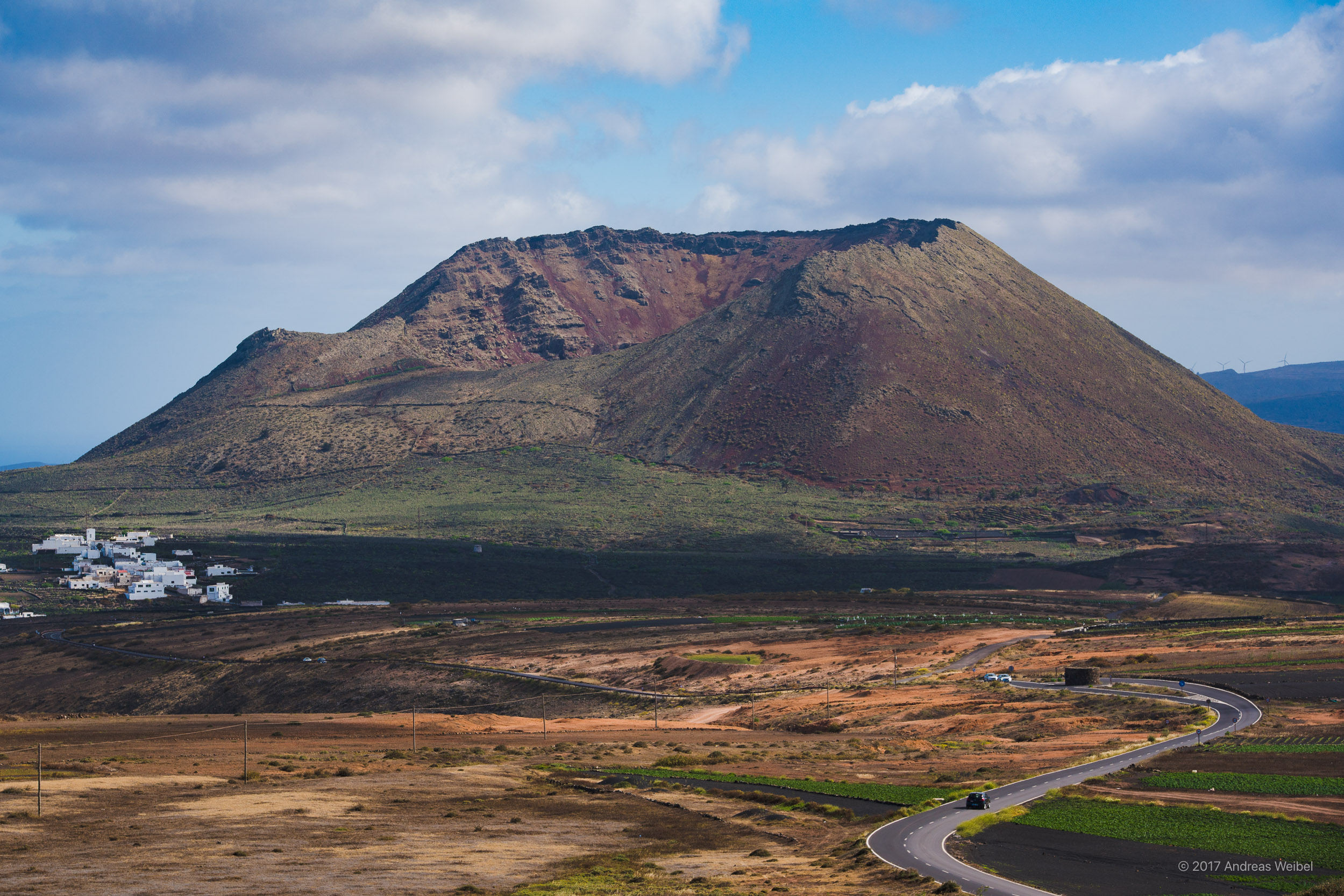 Wandern am Vulkan Corona auf Lanzarote